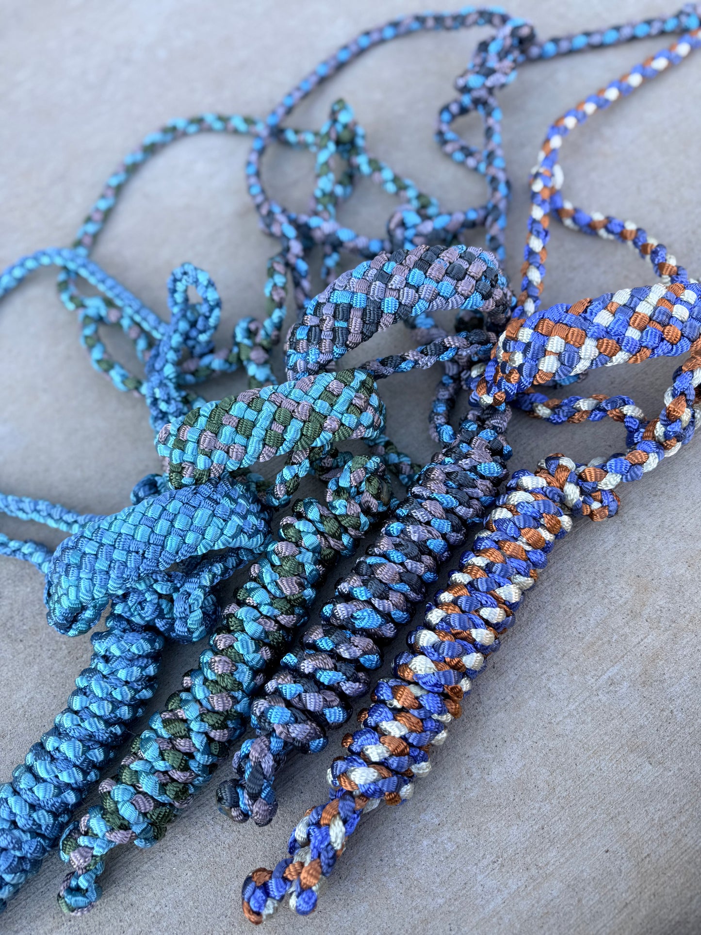 3 + 4 Color Mule Tape Halter + Lead