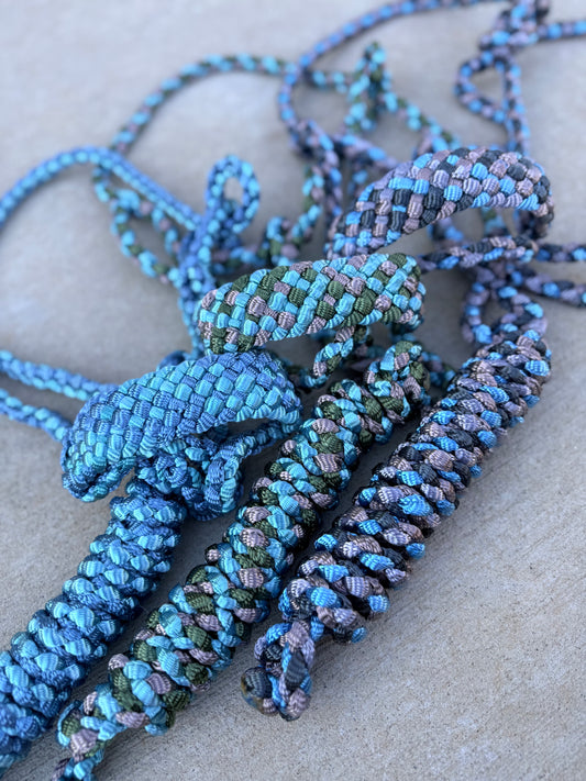 3 + 4 Color Mule Tape Halter + Lead