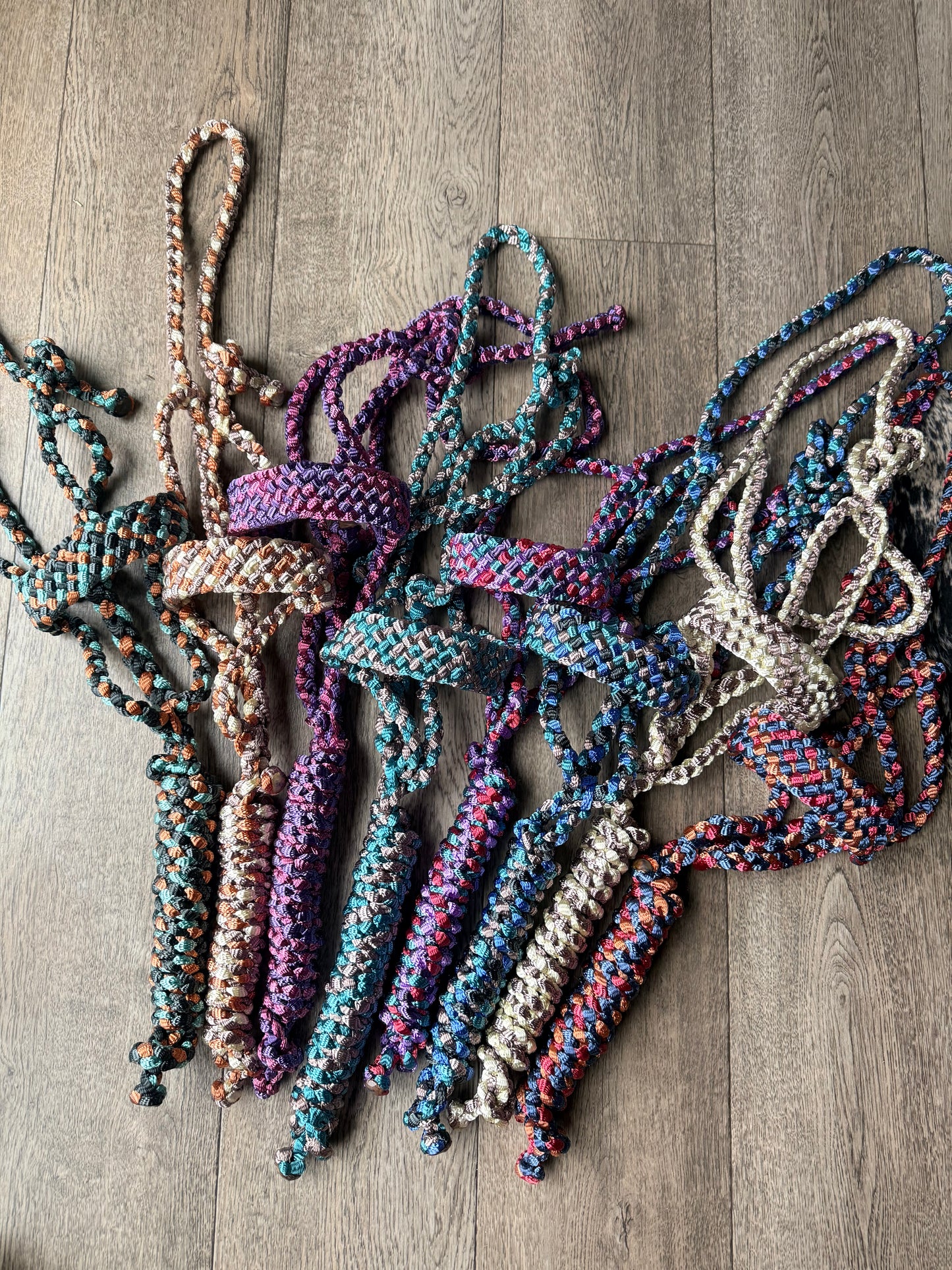 *Two Color Mule Tape Halter + Lead